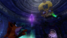 Crash listens to Cortex in the remastered warp room from Cortex Strikes Back