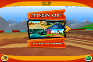 The Cup Menu in Crash Bandicoot Nitro Kart 3D