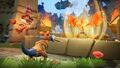 Ripper Roo, Ripto and Catbat in Artisans Arena.
