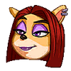 Liz's portrait sticker from Crash Team Racing Nitro-Fueled