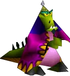 Komodo Moe in Crash Bash