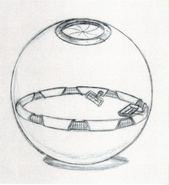 Concept art of the atlasphere for The Wrath of Cortex