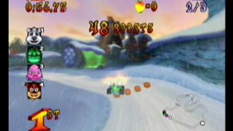 Crash Nitro Kart-Meteor George race