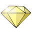 Yellow gem icon