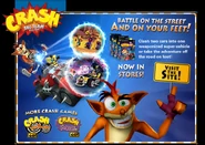 Former official website for Crash Tag Team Racing