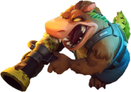 Promo render of Dingodile