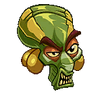 Nitros Oxide's portrait sticker from Crash Team Racing Nitro-Fueled