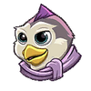 Penta Penguin's portrait sticker from Crash Team Racing Nitro-Fueled