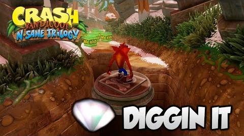 Crash Bandicoot 2 - "Diggin It" 100% BOTH Clear Gems and All Boxes (PS4 N Sane Trilogy)-1
