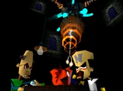 Crash Bandicoot PS1 Intro Crash and Evolvo-Ray 1