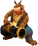 Promo render of Dingodile.