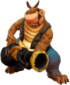 Dingodile's character render