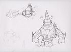 Concept art of the Fire and Bore Ant Drones