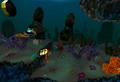 Crash using his scuba gear in Deep Trouble in Warped