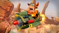 Promotional image of Crash driving the Firehawk kart in Nitro-Fueled