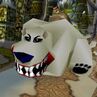 A giant polar bear in Crash Bandicoot 2: Cortex Strikes Back