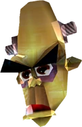 Brio's hologram form in Crash Bandicoot 2: Cortex Strikes Back