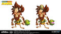 Concept art of N. Brio's Skelos Badlands Brio skin by Viktor Fetsch.