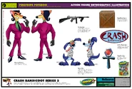 Concept art for the cancelled Resaurus figure