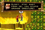 Blinky in Wumpa Jungle.
