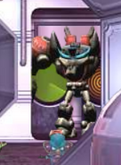 Mecha-Bandicoot in Raygun Alley
