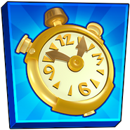 The clock in the icon of the Fleet of Feet trophy.
