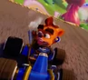 Baby Crash after winning a race
