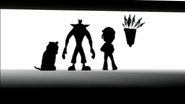 Pura, Crash, Coco and Aku Aku entering the lab