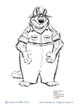 Very early concept of Dingodile