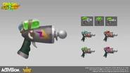 Concept art of rayguns