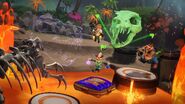N. Brio, N. Gin and Dingodile during the Dig It minigame in Tar Valley.