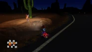 Fake Crash's location in the level