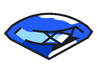 An icon of the Blue Gem from the Crash Bandicoot N. Sane Trilogy