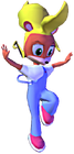 Coco falling in The Wrath of Cortex