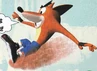 Render of Crash sliding from the Japanese manual
