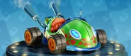 The Team Trance kart set with the Bouquet of Flowers decal