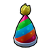 Rumble puffball party hat