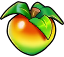 Wumpa fruit icon from Crash Bandicoot: On the Run!.