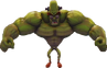 Brio's Hulk form's 3D artwork