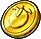 A Wumpa Coin from Crash Team Racing Nitro-Fueled