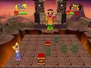 Coco facing Papu Papu in Papu Pummel