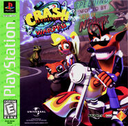 Cortex on the NTSC-U Greatest Hits box art of Crash Bandicoot: Warped