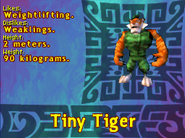Tiny's bestiary entry from the DS version