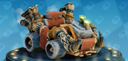 The Mammoth kart set with the Prehistoric Patterns decal