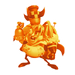 Rumble warming up emote