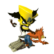 Cortex spanking Crash