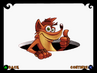 Crash gives a thumbs-up