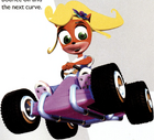 Promotional artwork of Coco in CTR