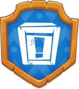 The crate team badge from On the Run!.