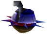 A Spiked Saucer